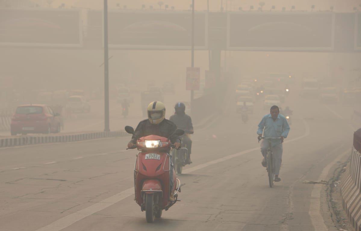 Saastunut Delhi