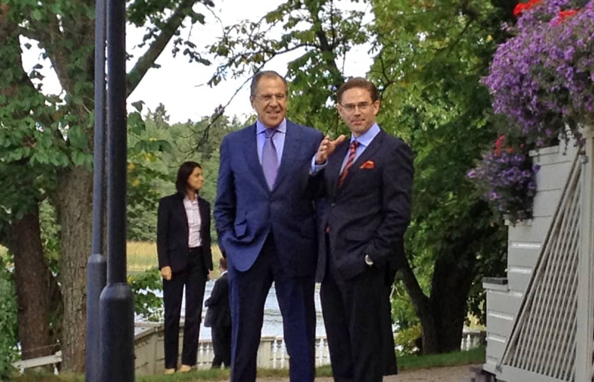 Sergei Lavrov ja Jyrki Katainen
