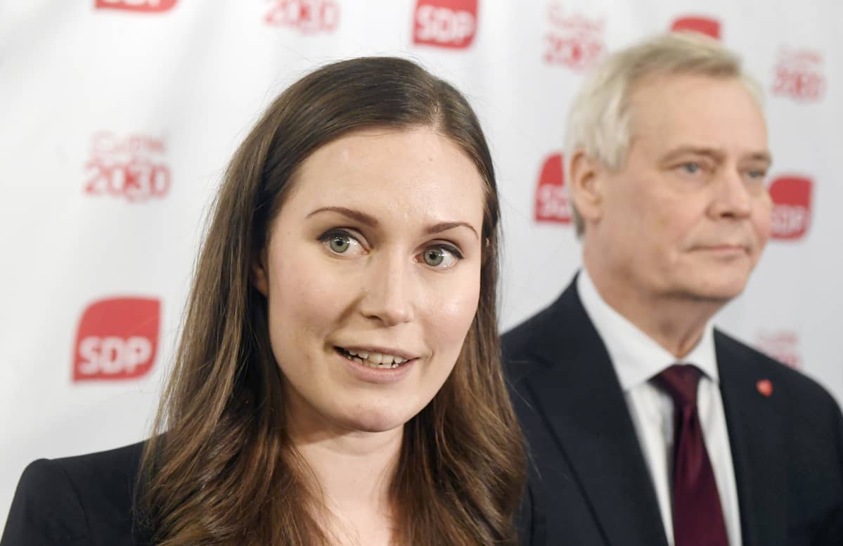 Sanna Marin ja Antti Rinne