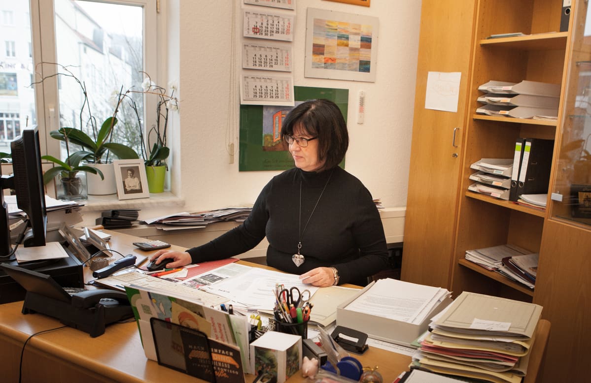 Pormestari Christine Herntier on huolestunut Lausitzin tulevaisuudesta.