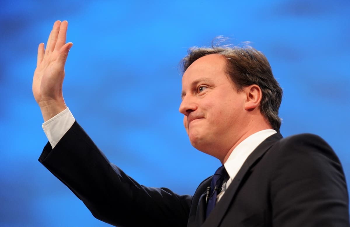 Britannian ex-pääministeri ja konservatiivipuolueen entinen johtaja David Cameron.