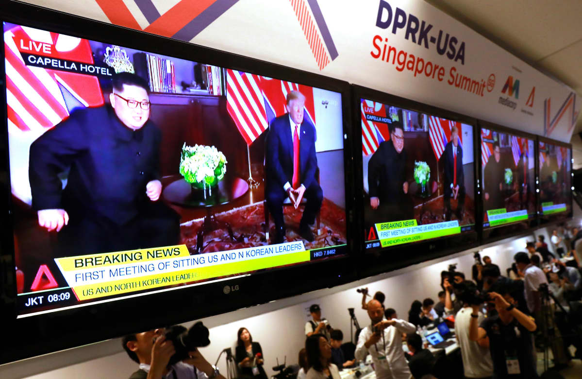 Media seurasi Trumpin ja Kimin tapaamista
