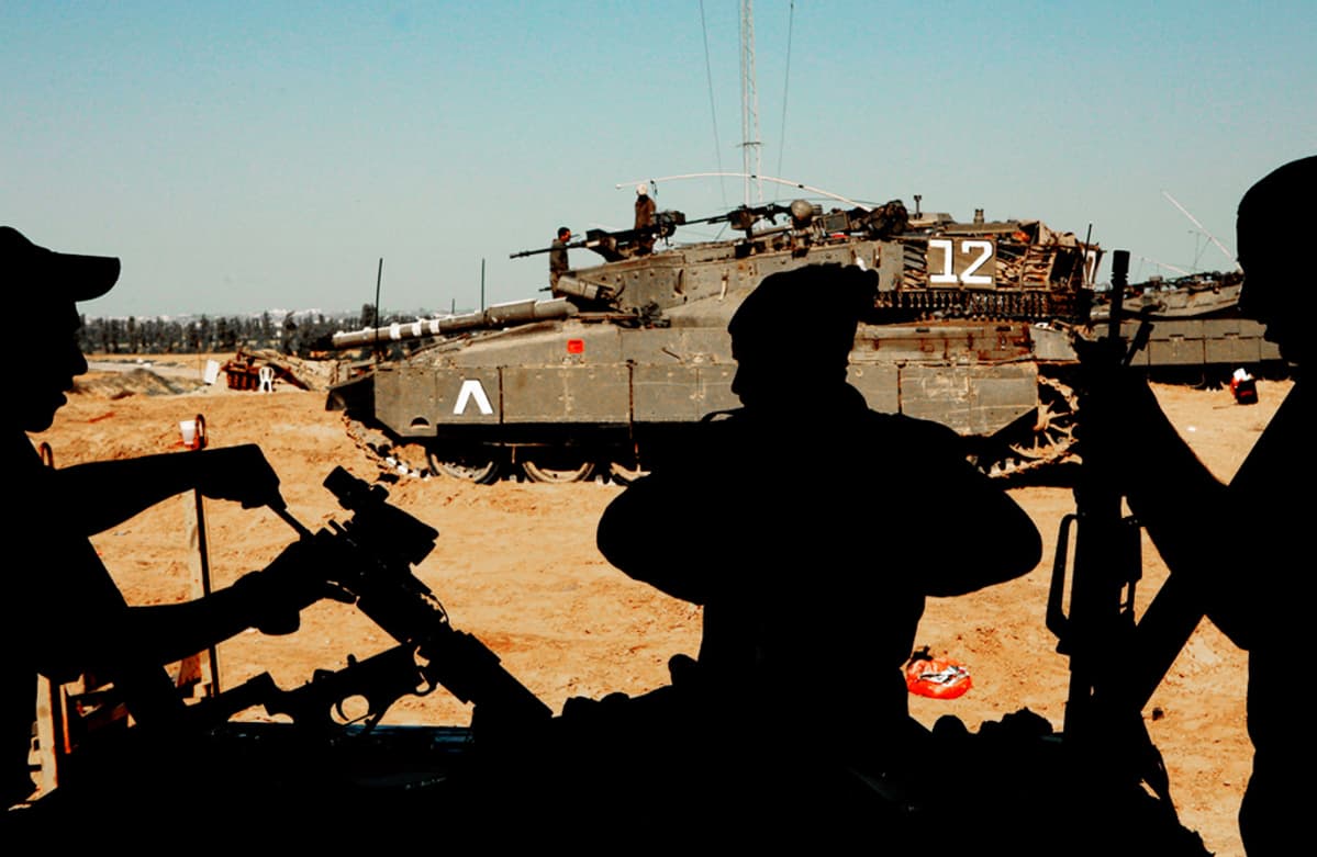 Israelin armeijan sotilaat putsasivat aseitaan Gazan rajalla