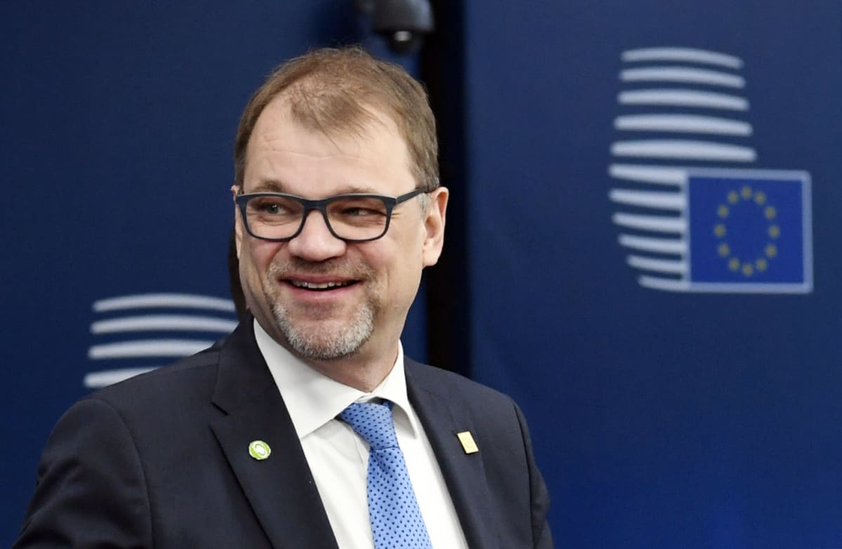 Pääministeri Juha Sipilä Brysselissä.
