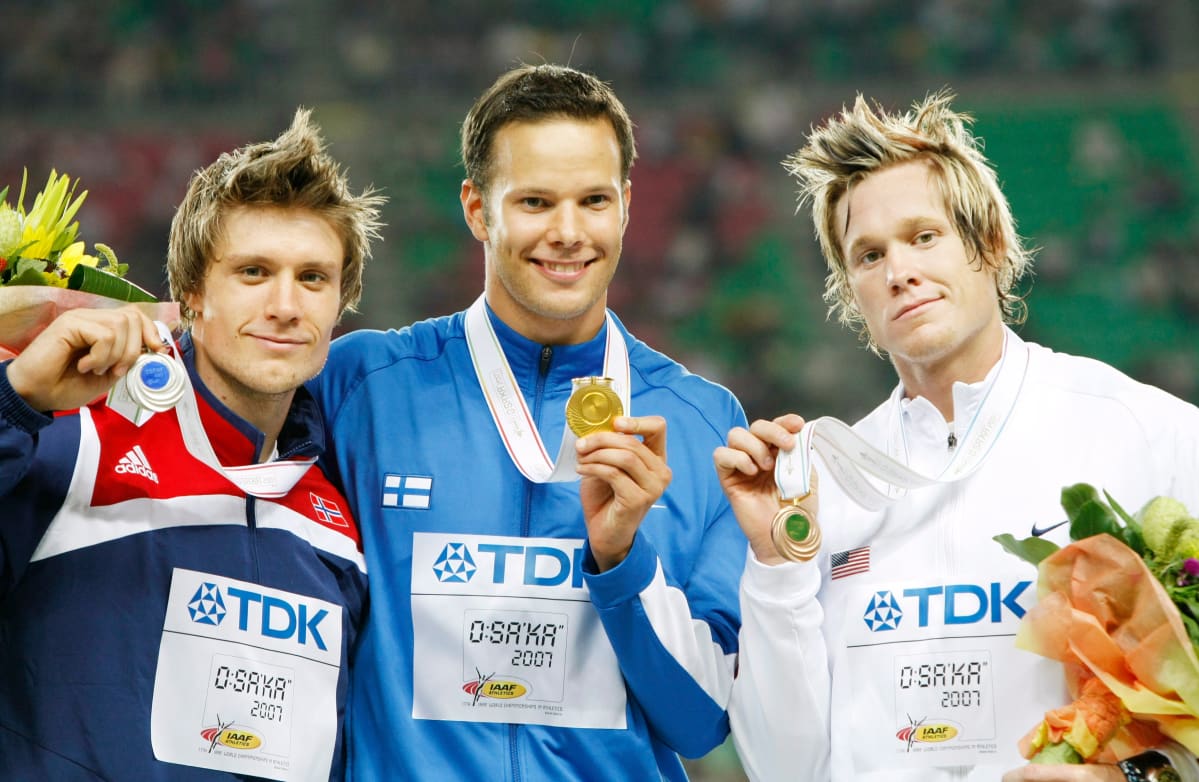 Tero Pitkämäki, Andreas Thorkildsen, Breaux Greer