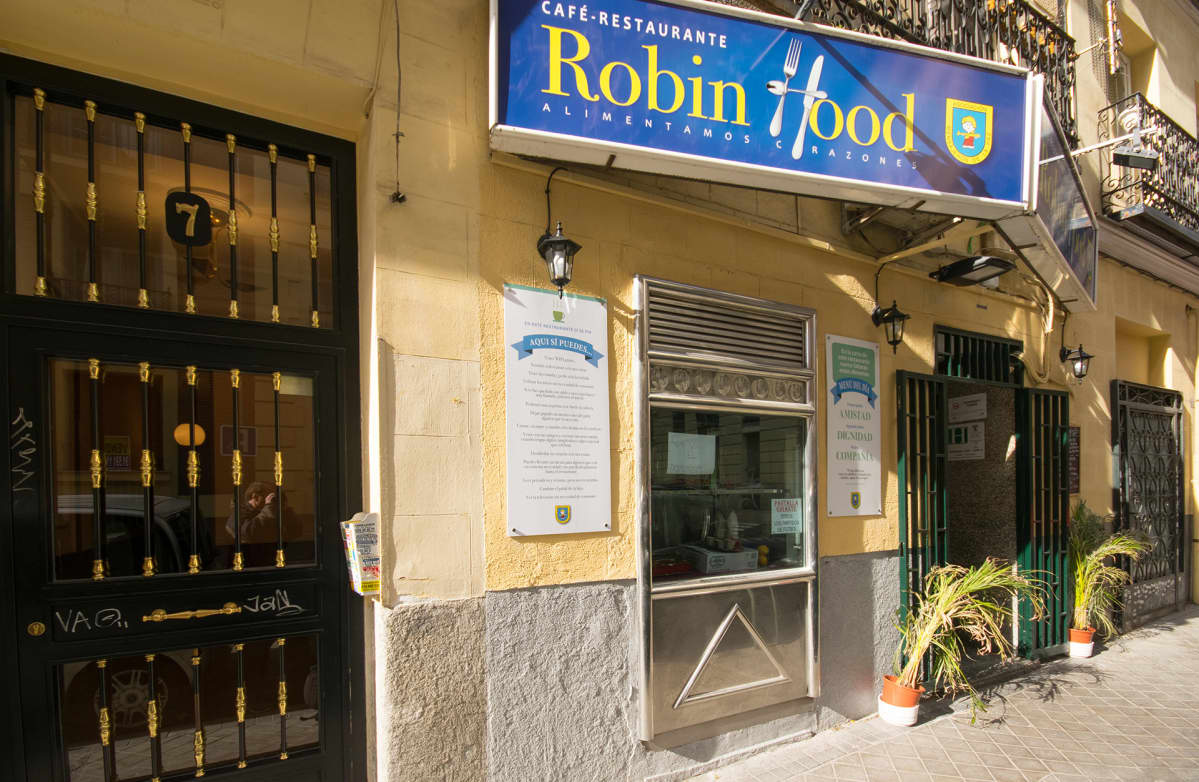 Robin Hood -ravintola Madridissa.