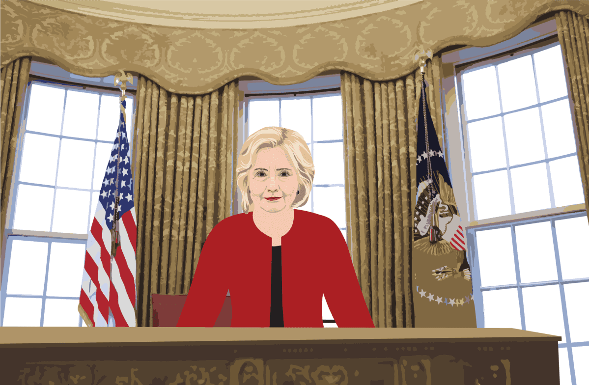 Hillary Clinton vallassa