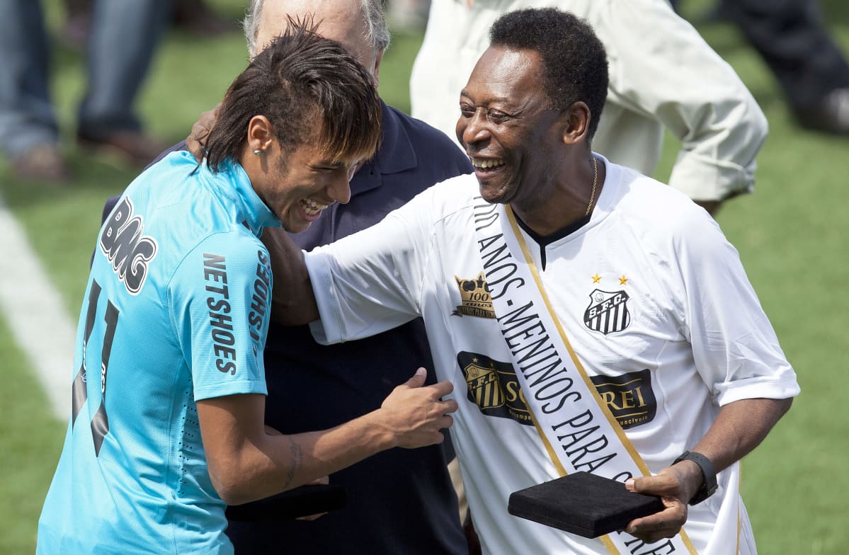 Neymar ja Pelé.