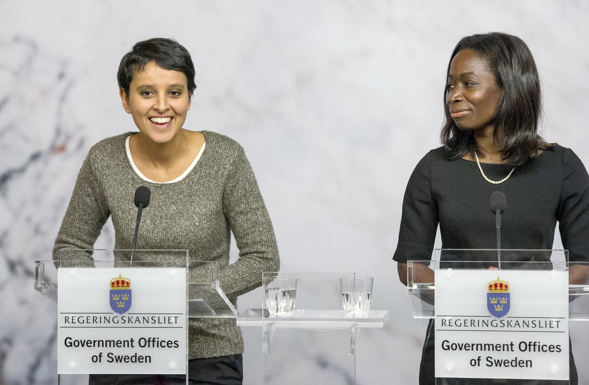 Najat Vallaud-Belkacem ja Nyamko Sabuni