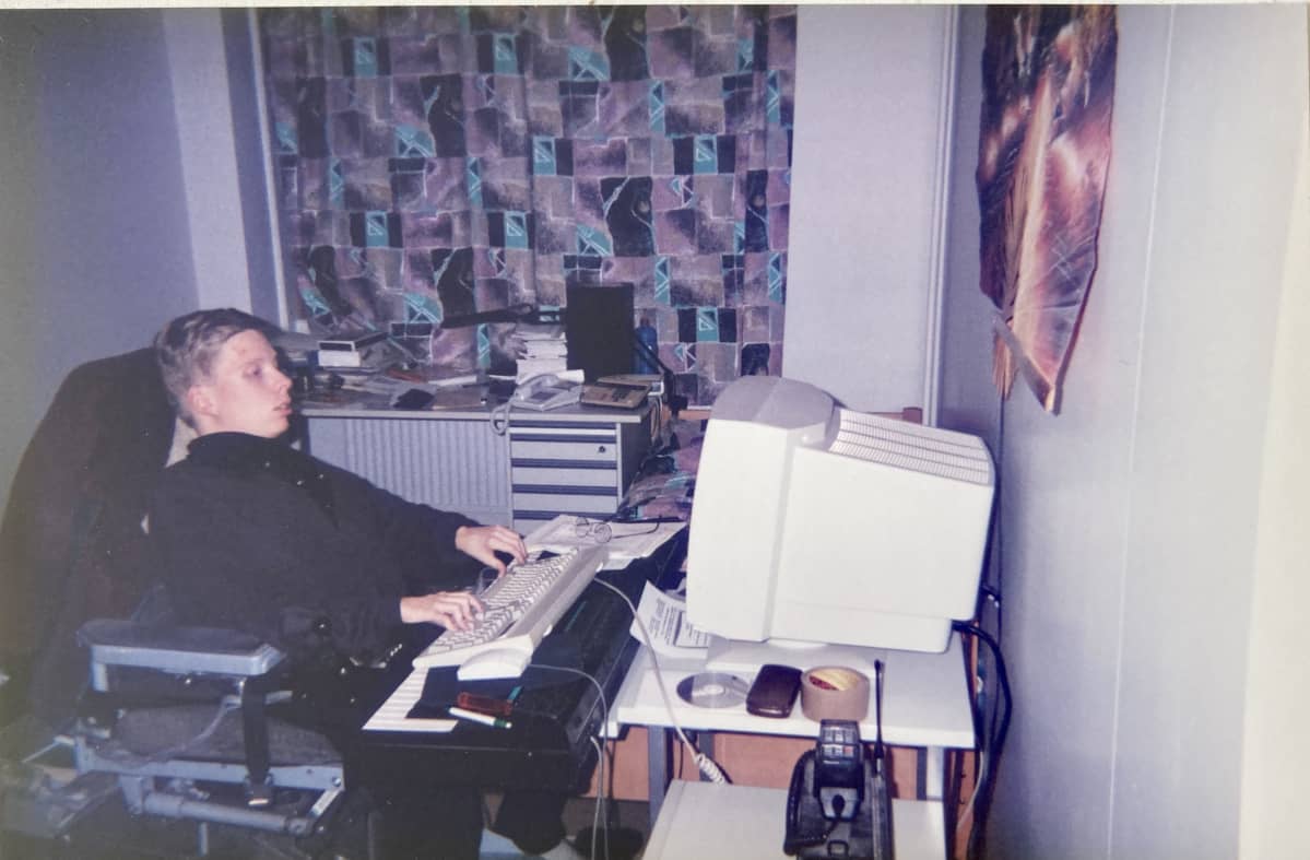 Neotiden toimitusjohtaja Johan Kullas vuonna 1992.