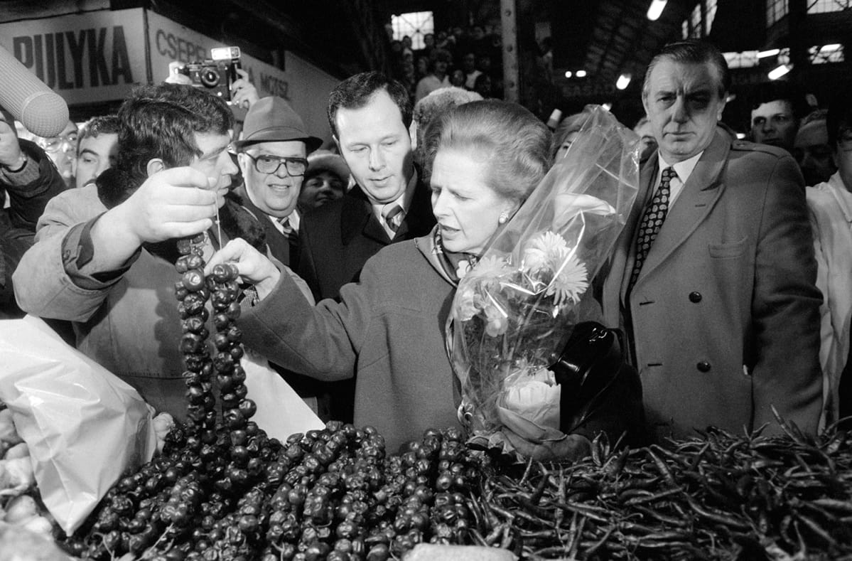 Margaret Thatcher vuonna 1984.