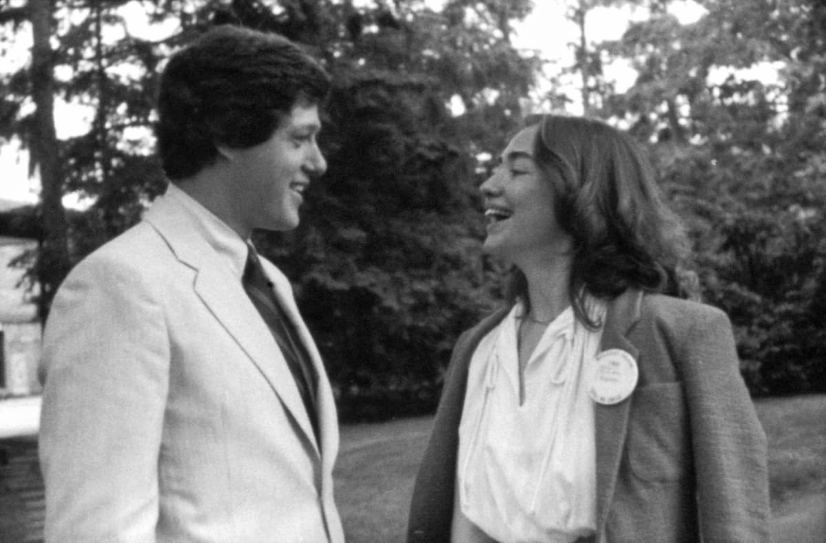Bill Clinton ja Hillary Rodham vuonna 1969 Wellesley Collegessa, missä Clinton opiskeli.