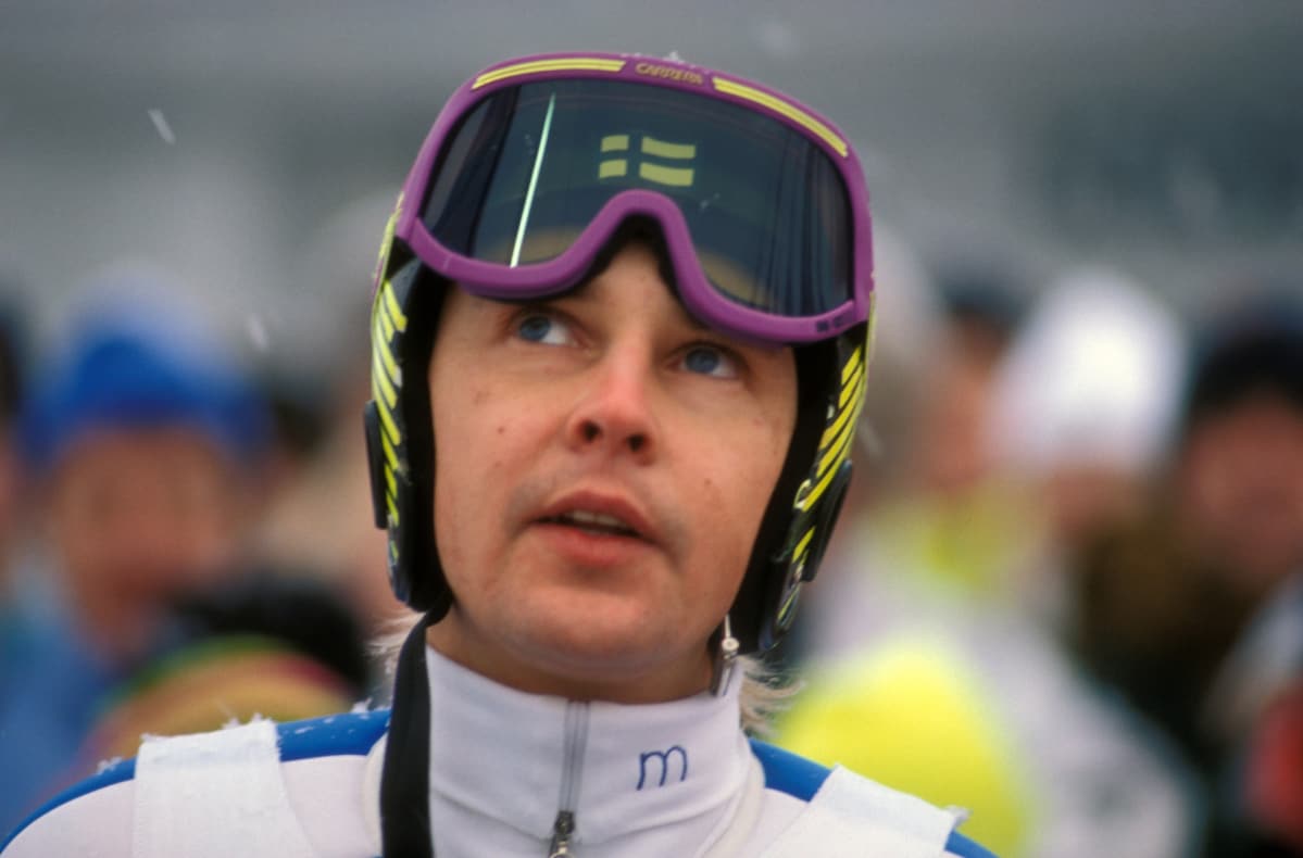 Nuori Matti Nykänen.