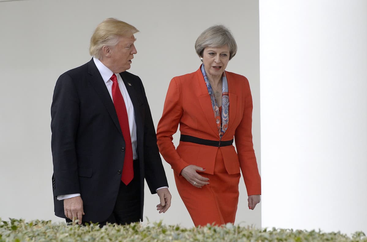 Theresa May ja Donald Trump
