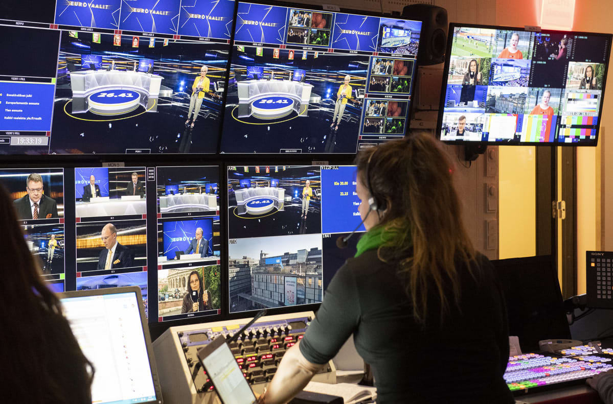 Ylen Eurovaalit 2019 ohjaamo