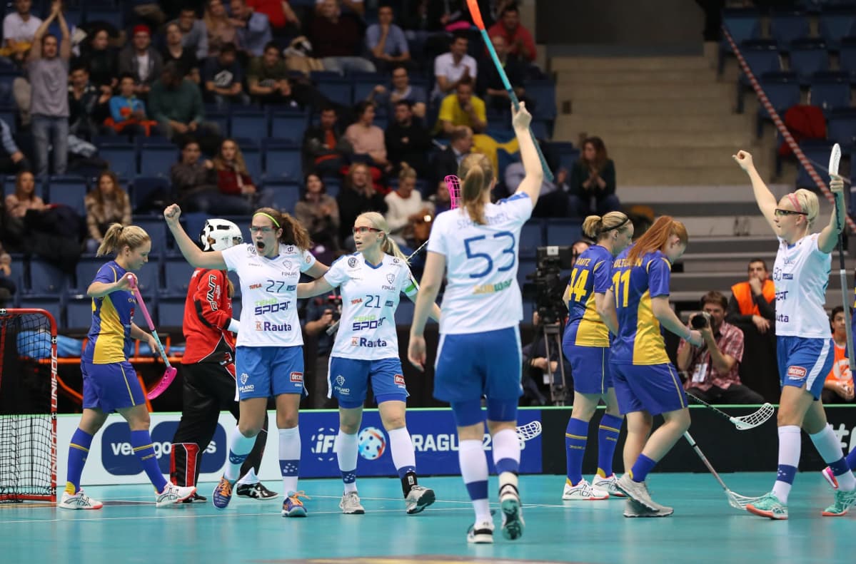 Suom salibandy mm finaali vs Ruotsi