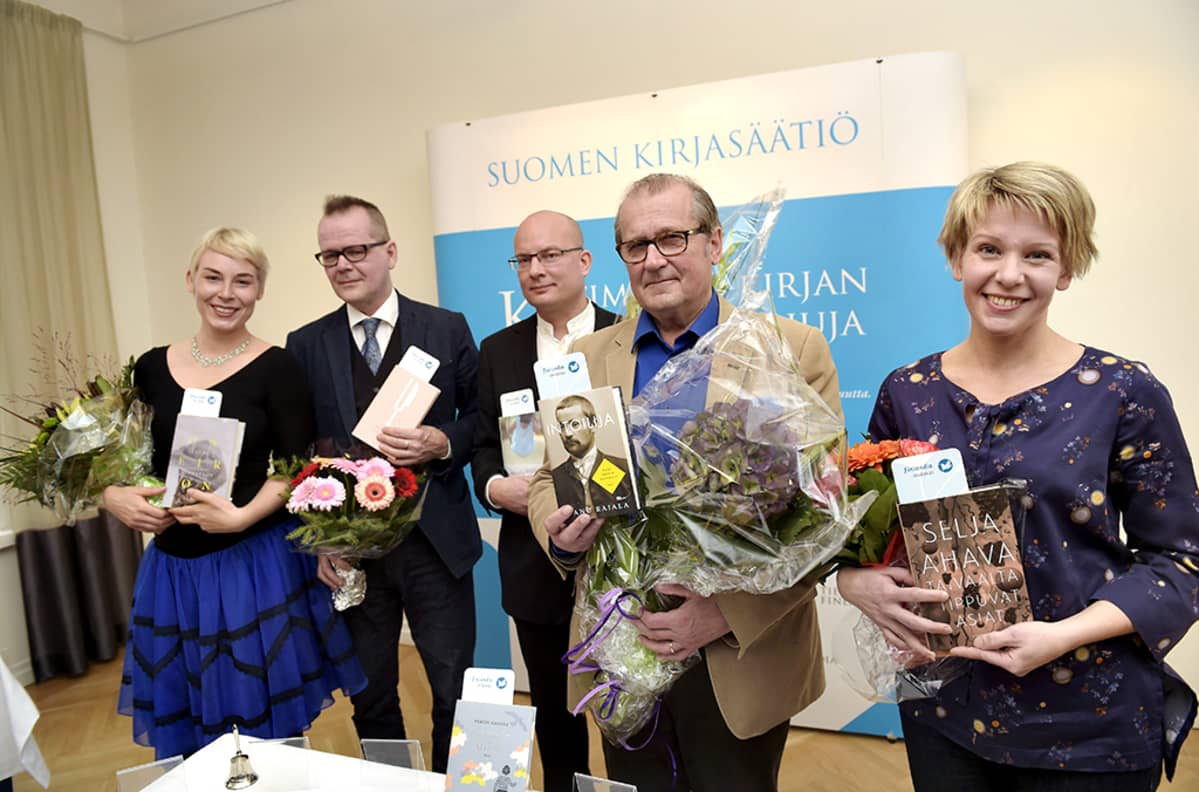 Laura Lindstedt, Kari Hotakainen, Markku Pääskynen, Panu Rajala, Selja Ahava.