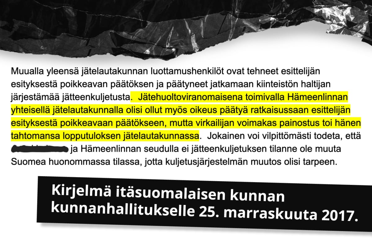 Kuvassa lehtiartikkeli