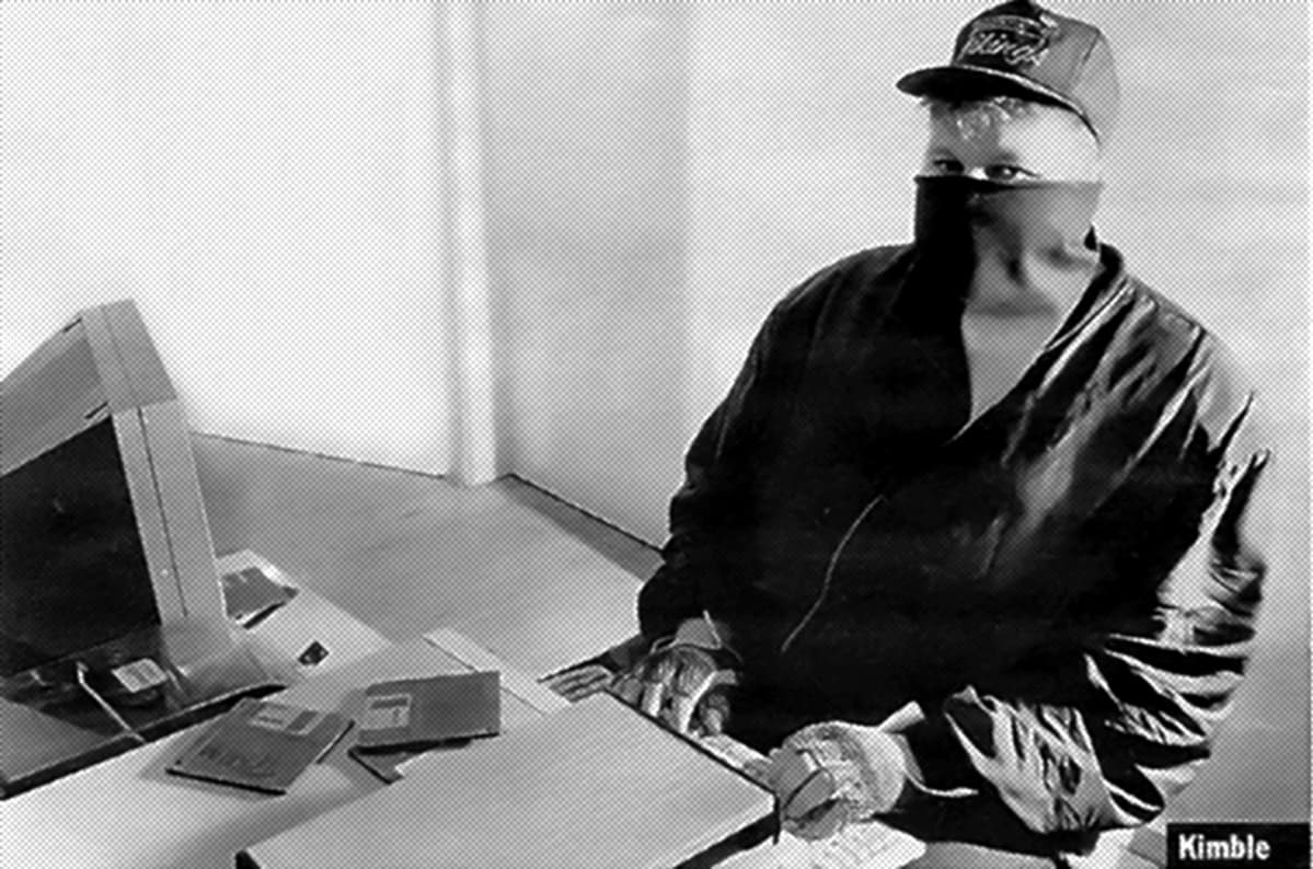 Kim Dotcom "Kimble" vuonna 1993.