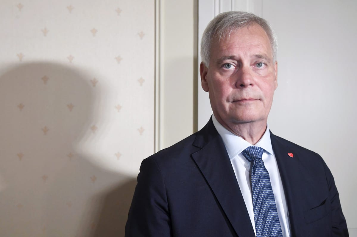 Pääministeri Antti Rinne politiikan toimittajien aamiaisella Helsingissä 7. elokuuta.