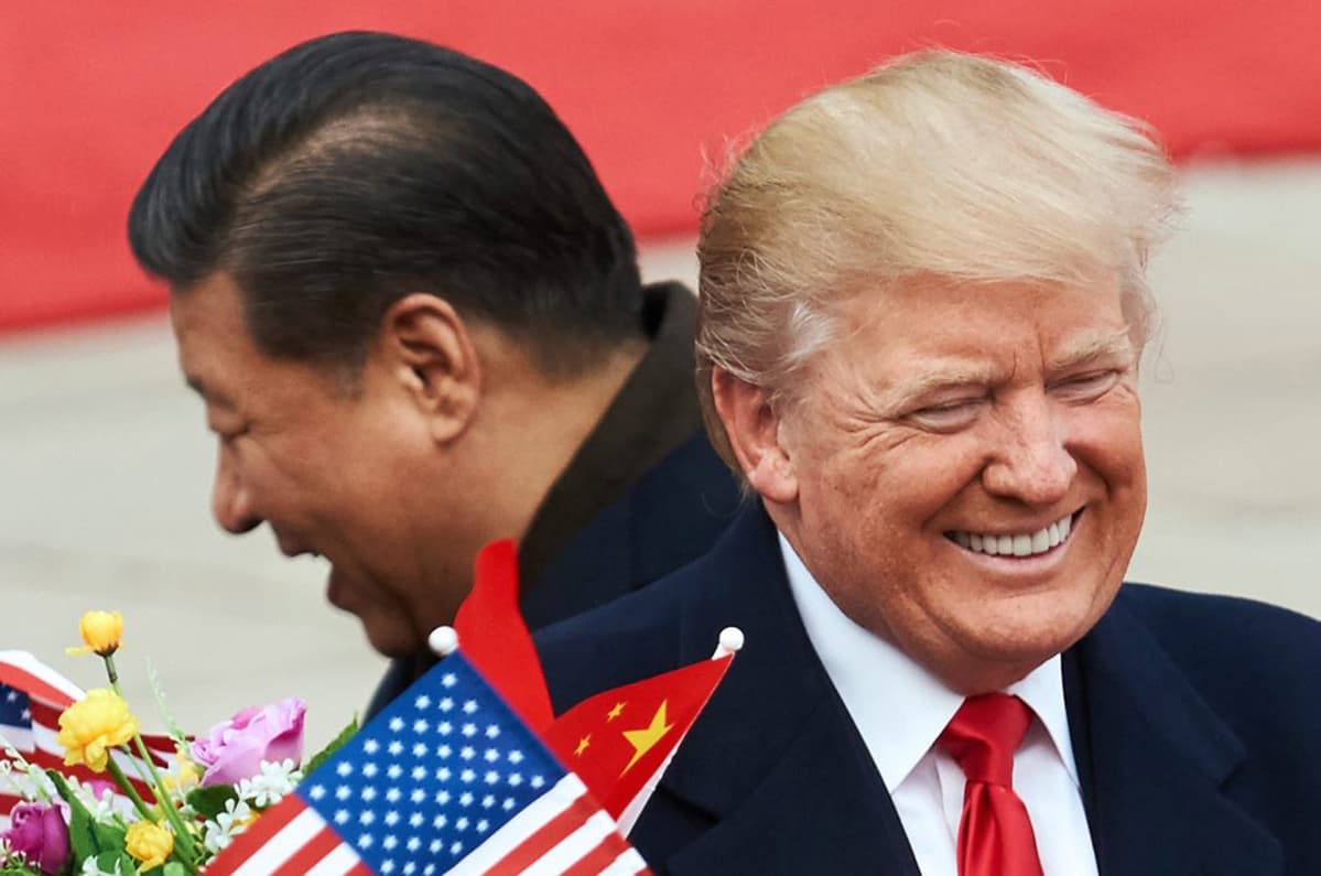 Xi Jinping ja Donald Trump.