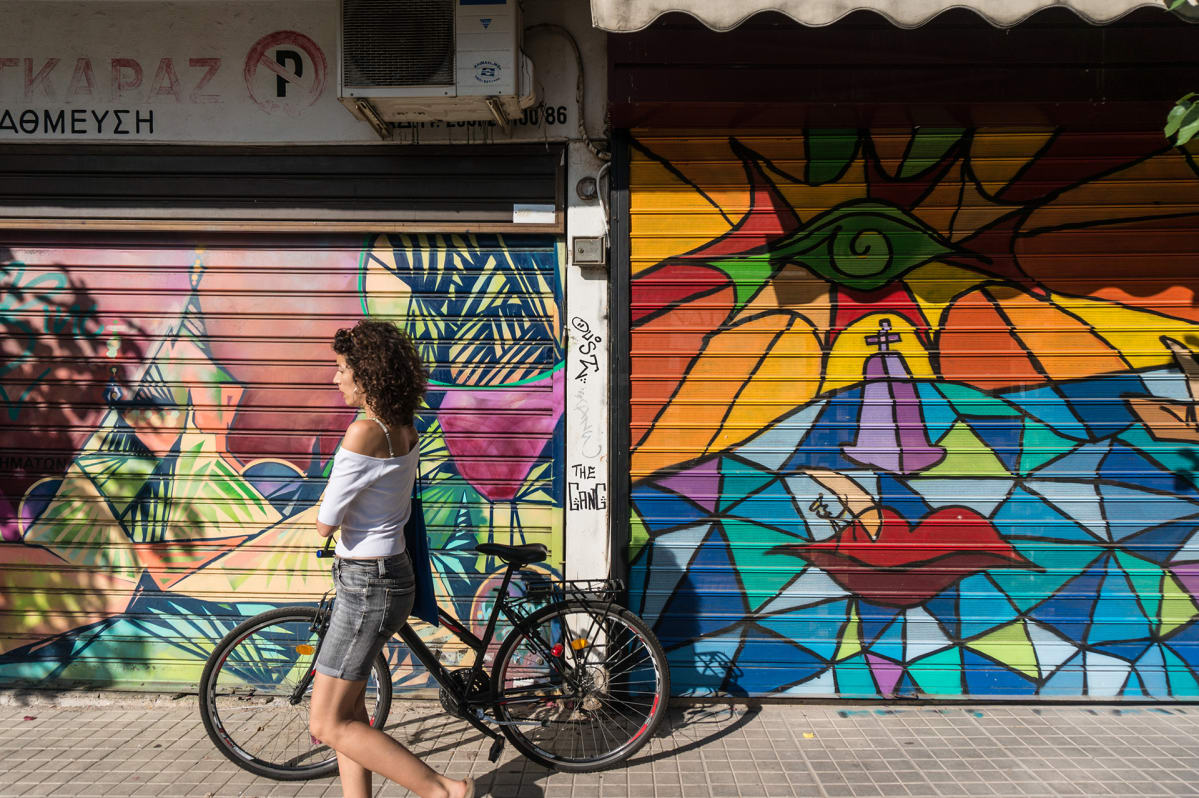 Graffiteja Ateenassa.