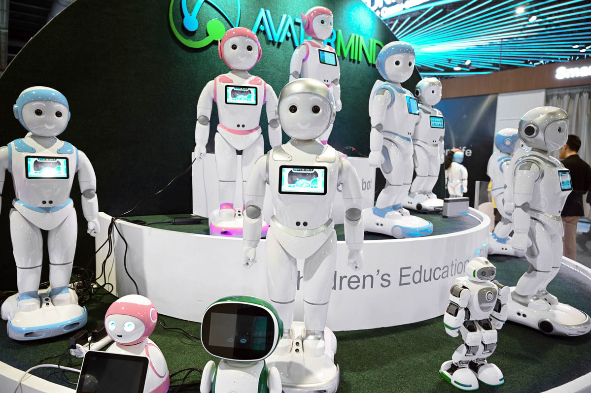 Robotteja CES-messuilla Las Vegasissa.