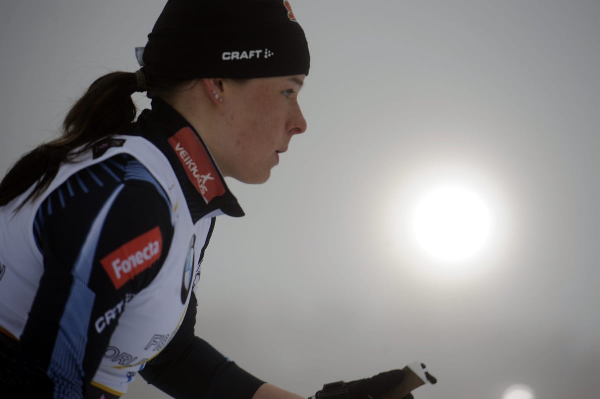 Krista Lähteenmäki Oslon MM-kisoissa