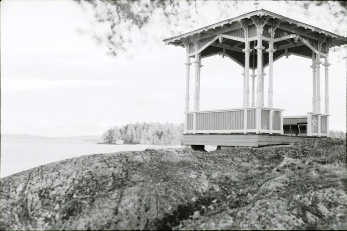 Unholanniemen huvimaja vuonna 1987.