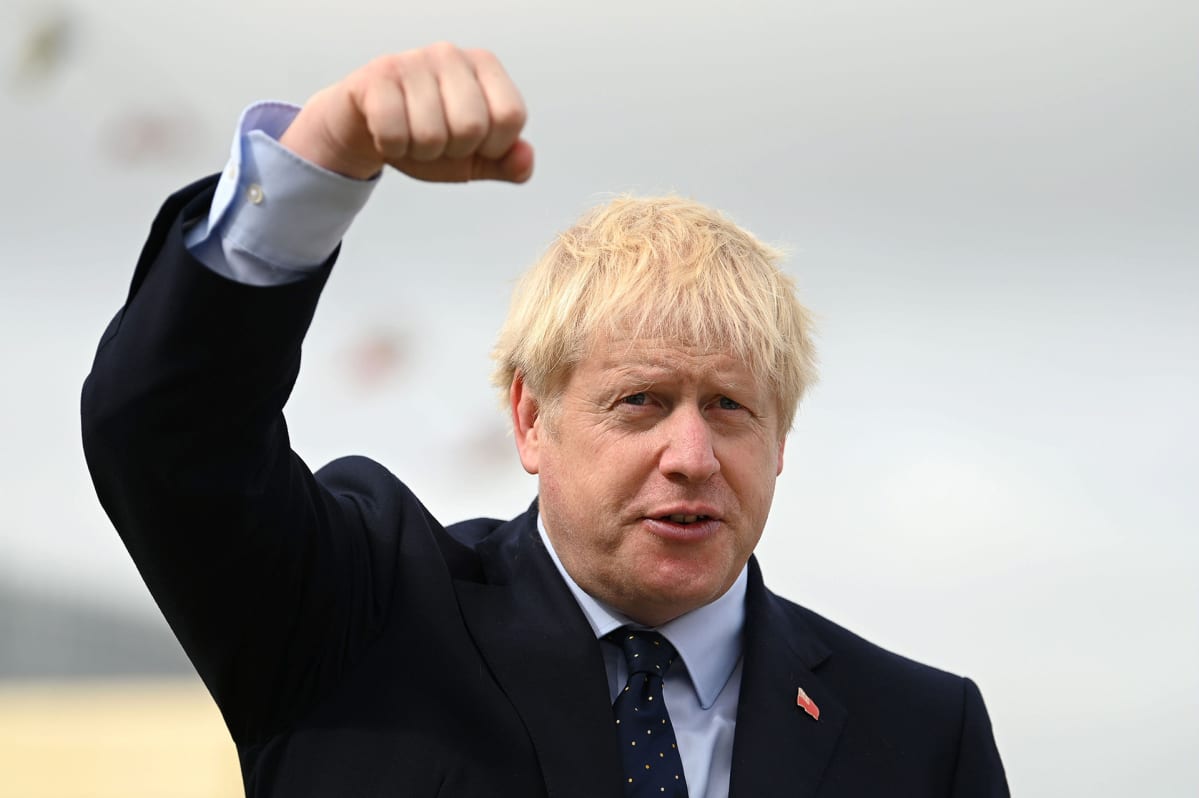 Britannian pääministeri Boris Johnson.