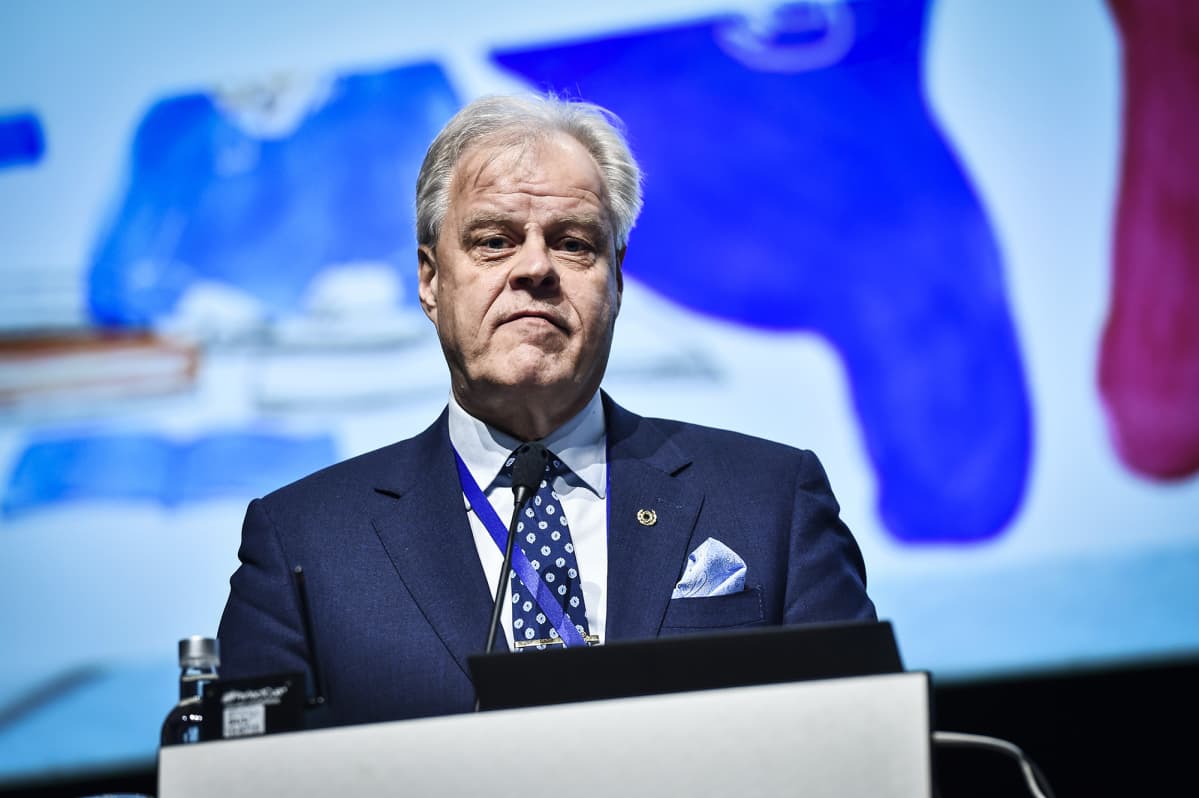 Kuvassa on OAJ:n puheenjohtaja Olli Luukkainen.