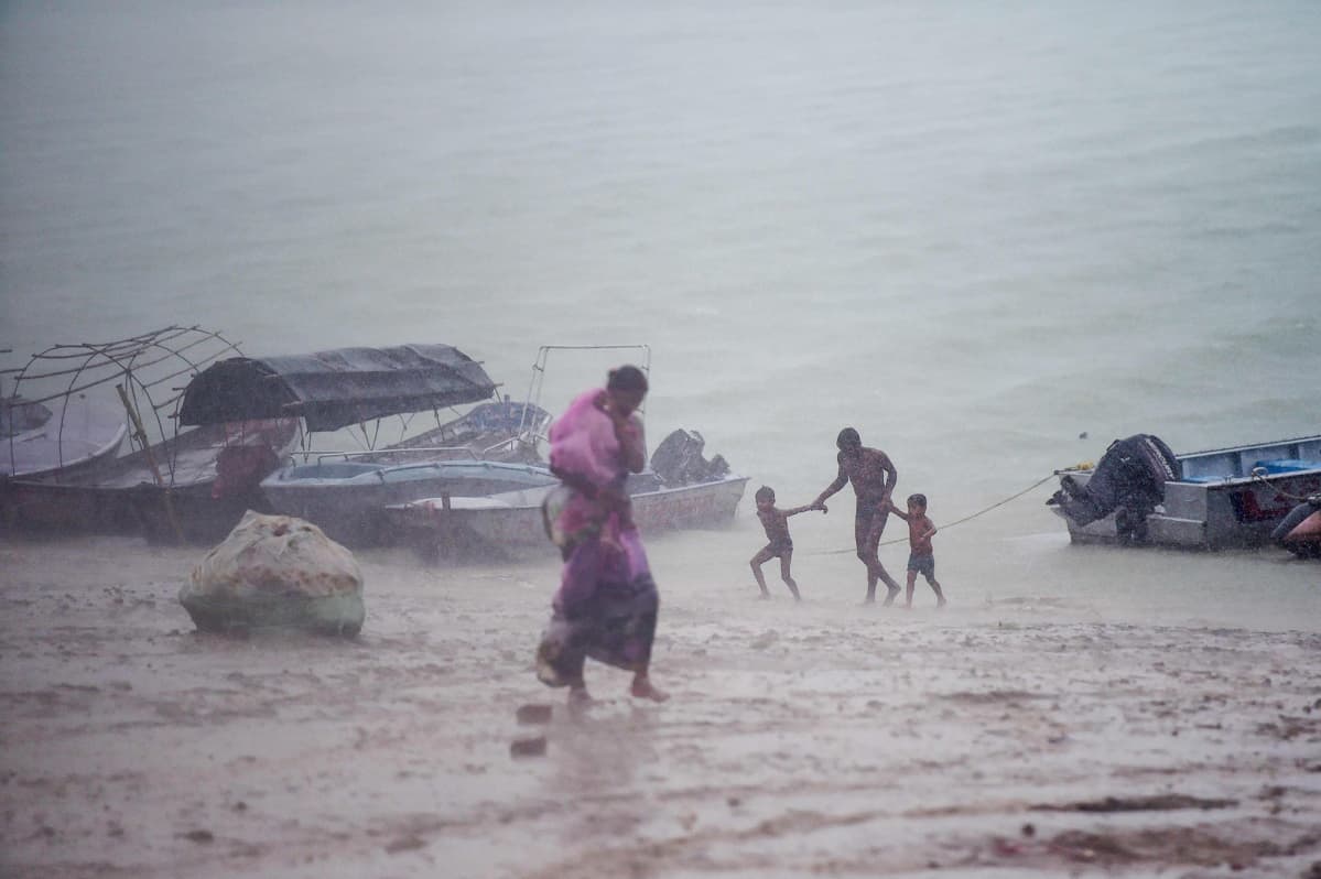 Kuvassa on joki Sangamissa.