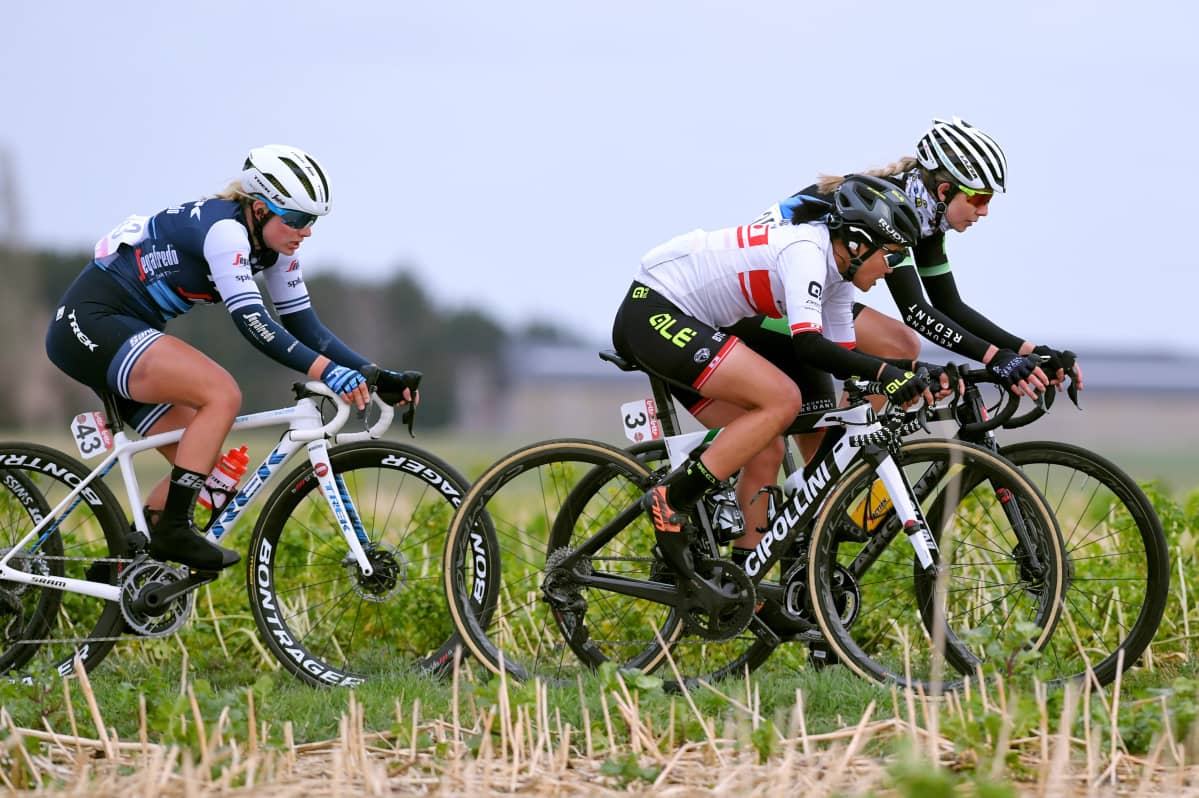 16th Spar Omloop Van Het Hageland 2020 - Women Elite. Lotta Henttala, Team Trek-Segafredo, 130 km kilpailu Tielt-Wingeniin Belgiassa.