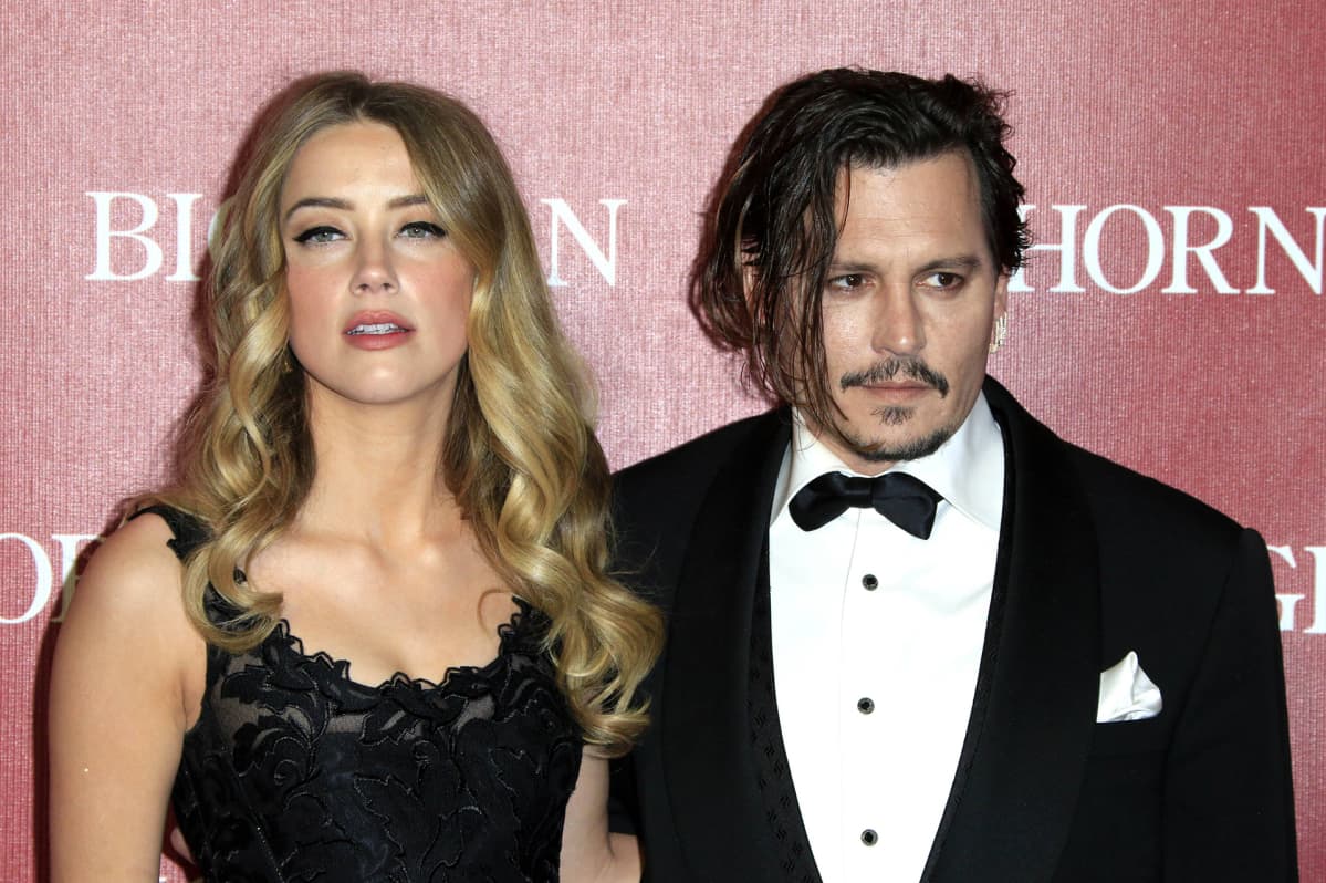 Amber Heard ja Johnny Depp.