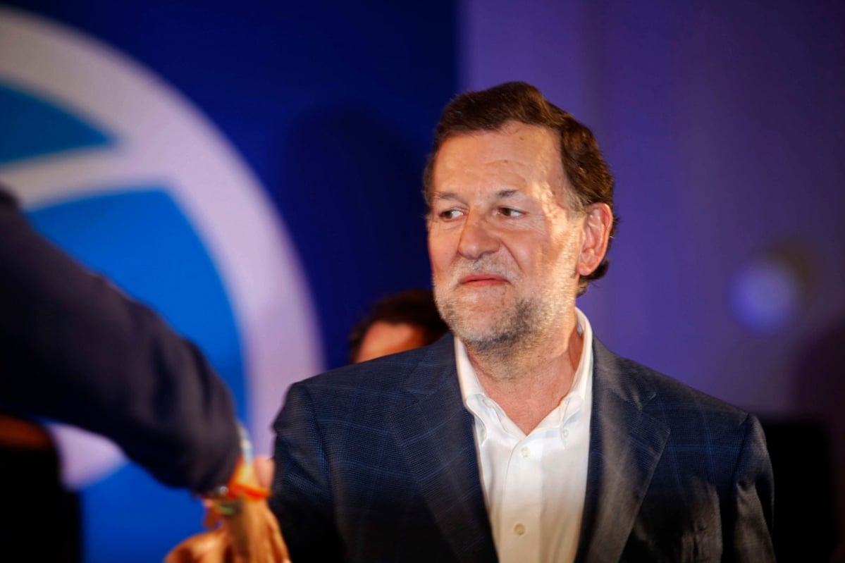 Espanjan pääministeri, kansanpuolueen puheenjohtaja Mariano Rajoy.