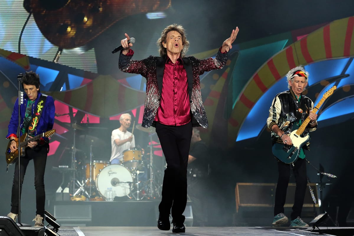 Rolling Stones esiintyy ilmaisessa konsertissa Havannassa, Kuubassa 25. maaliskuuta.