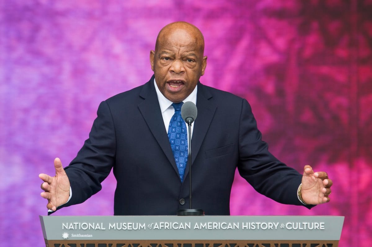 Demokraattinen kongressiedustaja John Lewis on monille amerikkalaisille kansalaisoikeuksien puolesta taistelun ikoni.