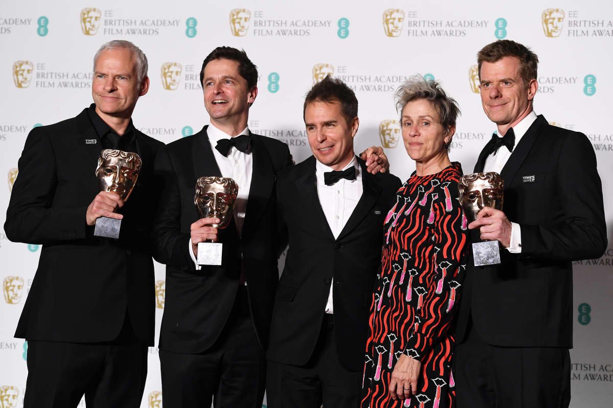 Three Billboards outside Ebbing, Missouri keräsi viisi Bafta-palkintoa.