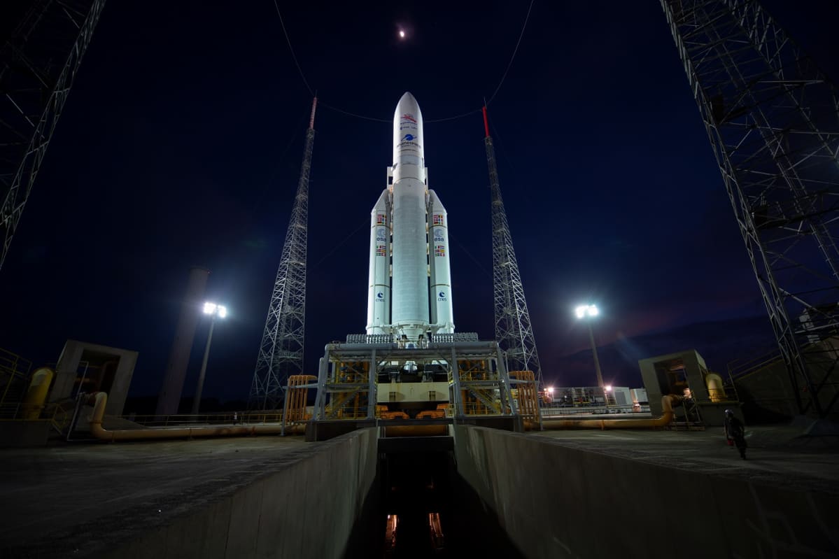 Ariane 5 laukaisualustalla