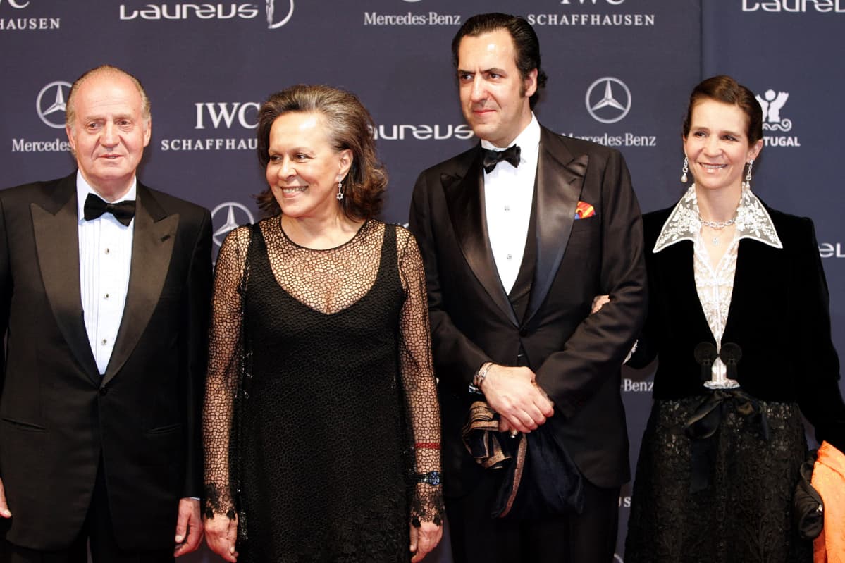 Kuvassa on Juan Carlos, Maria Jose Rita, Jaime Marichalar ja prinsessa Elena Portugalissa vuonna 2005.