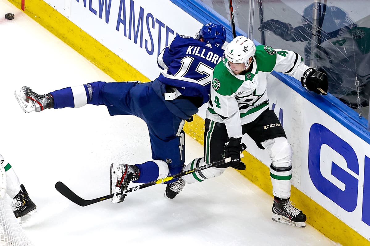 Alex Killorn ja Miro Heiskanen