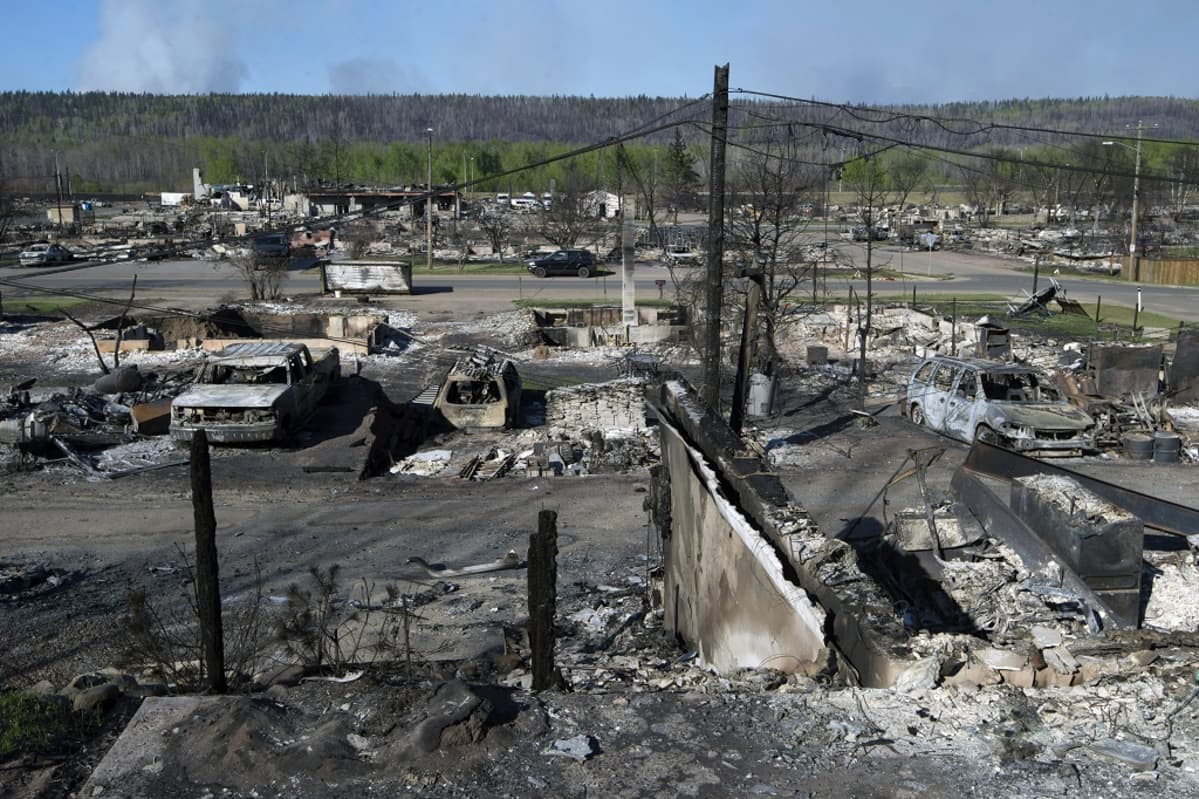 Palossa tuhoutunut Fort McMurray.