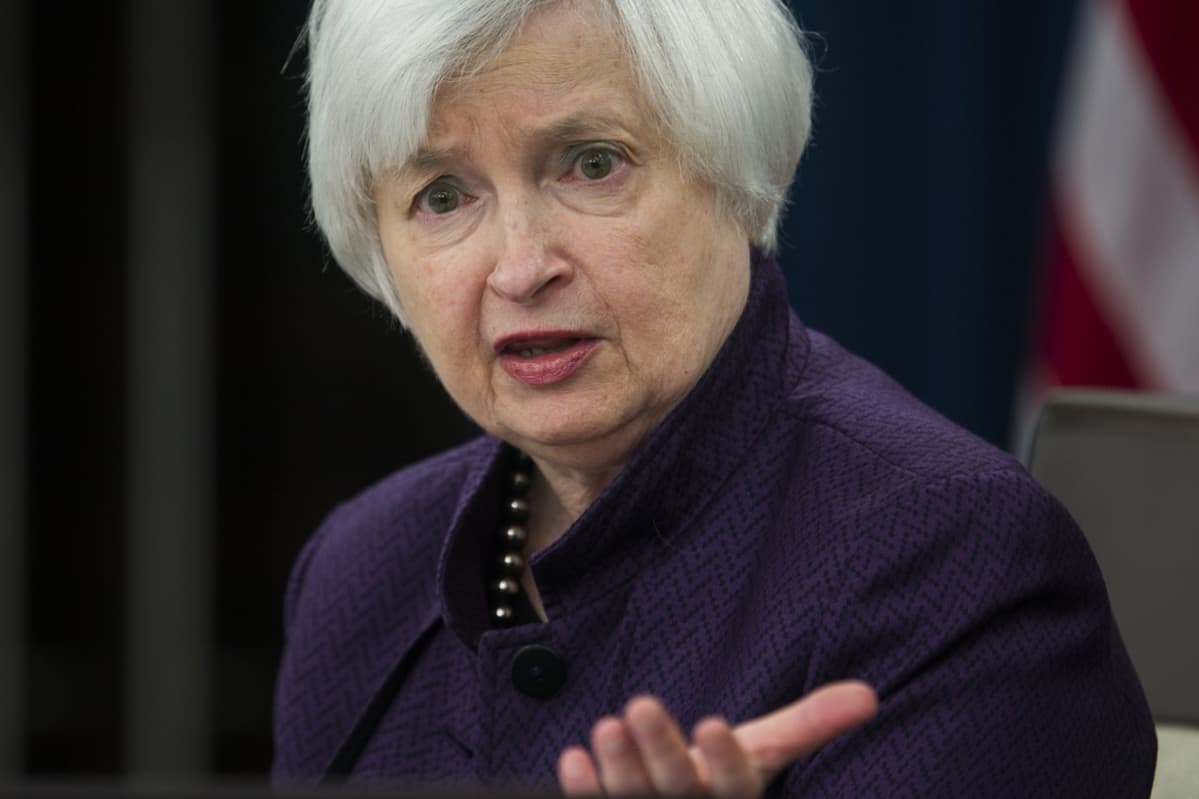 Yhdysvaltain keskuspankin pääjohtaja Janet Yellen