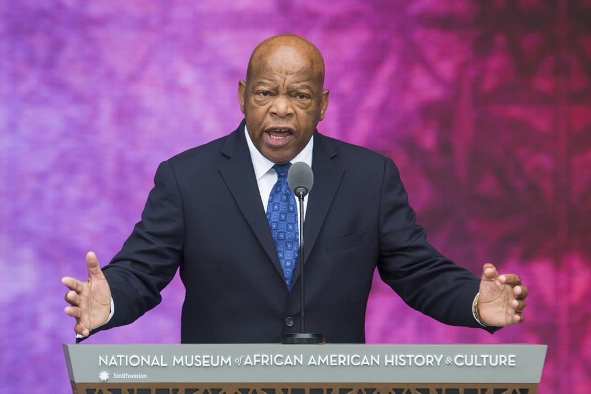 Demokraattinen kongressiedustaja John Lewis on monille amerikkalaisille kansalaisoikeuksien puolesta taistelun ikoni.
