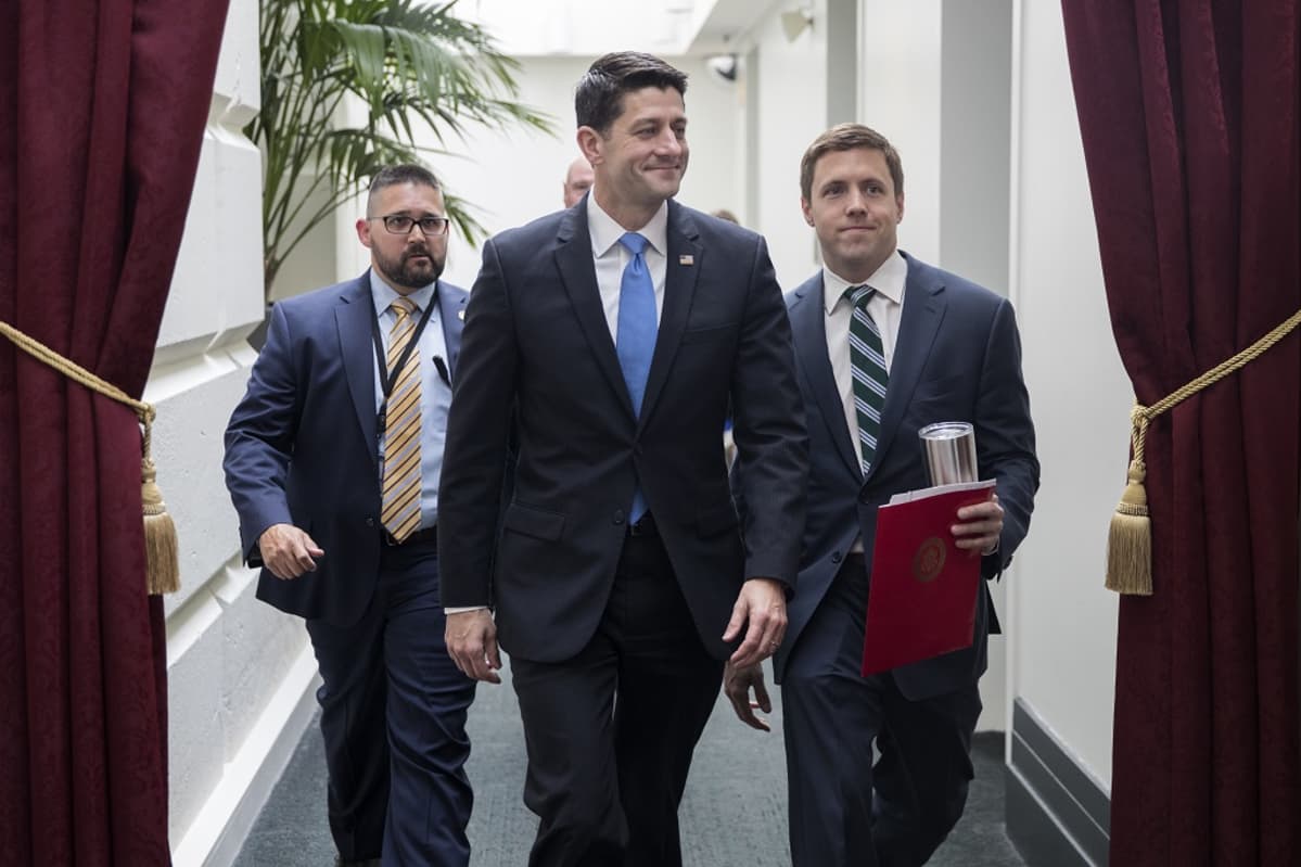 Edustajainhuoneen puhemies Paul Ryan.