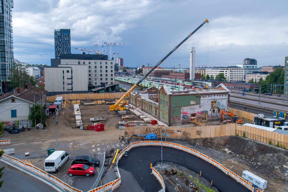 Tampereen vanhaa tavara-asemaa valmistellaan siirrettäväksi