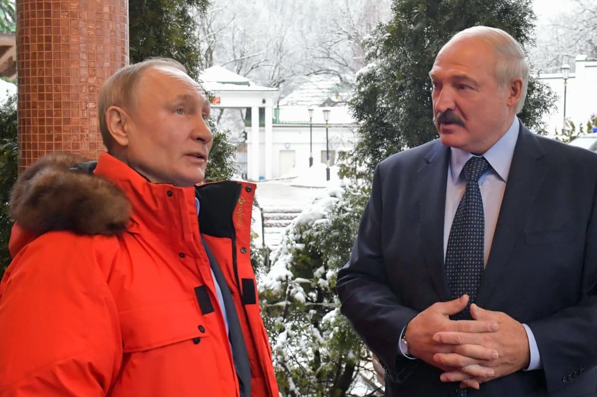 Vladimir Putin ja Aljaksandr Lukašenka