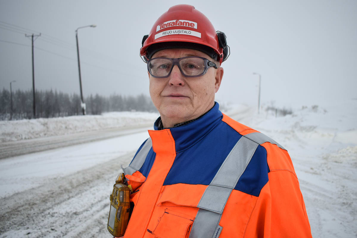 Kaivostoiminnan johtaja Reijo Uusitalo, Terrafame Oy.