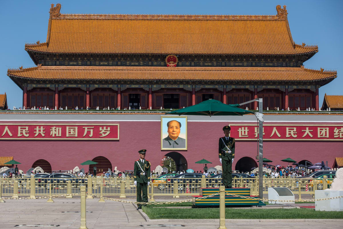 Tiananmenin aukio Pekingissä