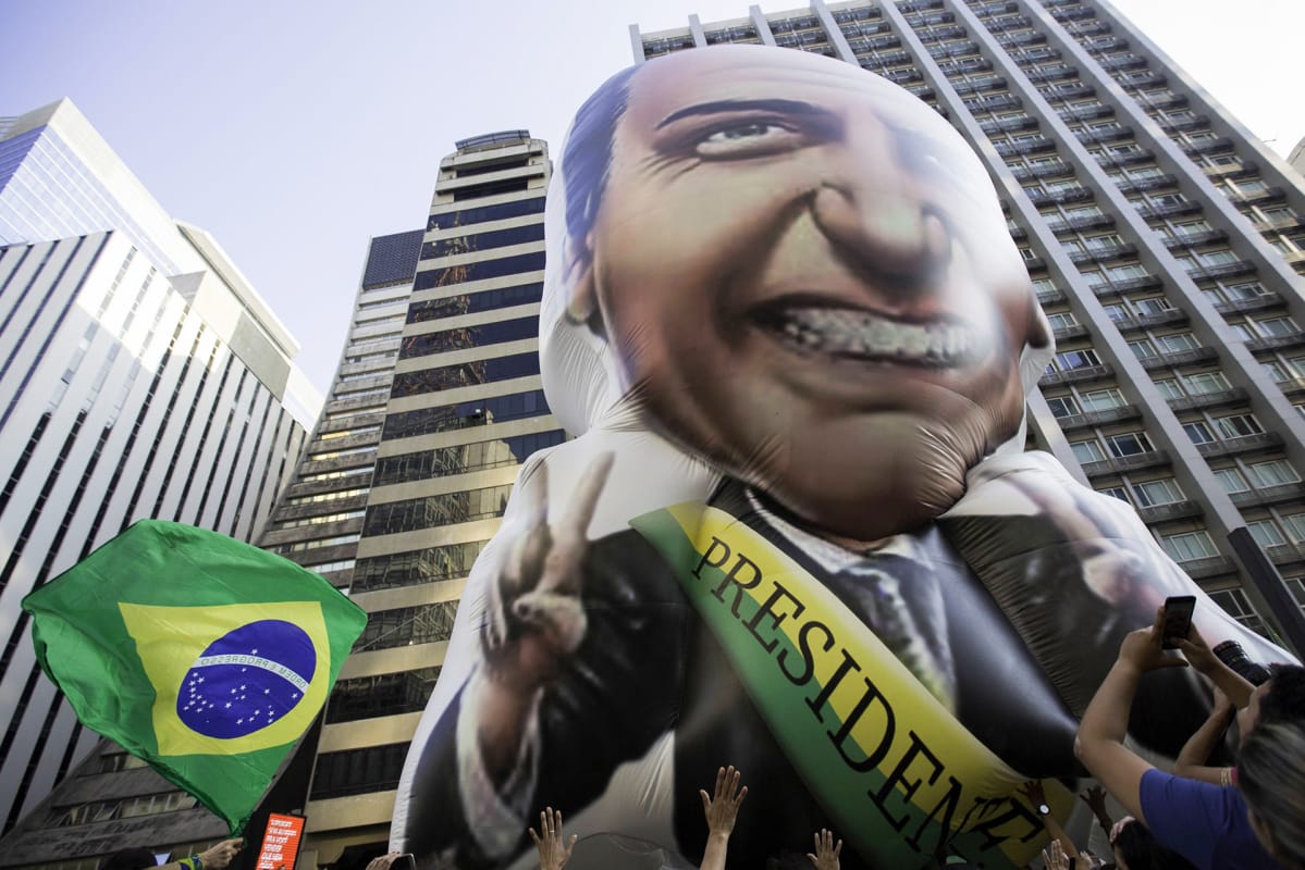 Jair Bolsonaro ilmapallo